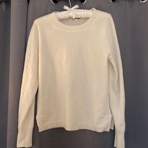 Jcrew cream cashmere sweater